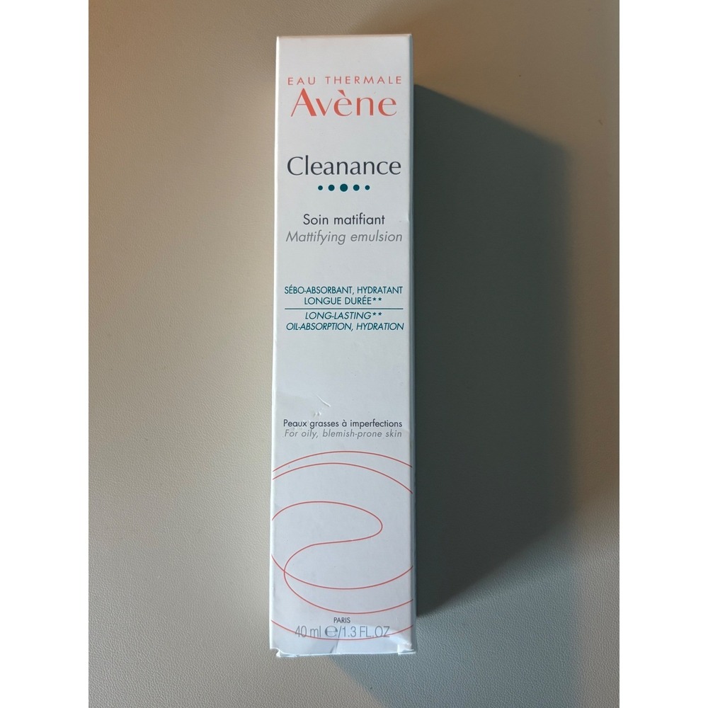 Avene Cleanance Mattifying Emulsion 40ml 1.3oz for Oily Blemish-Prone Skin New
